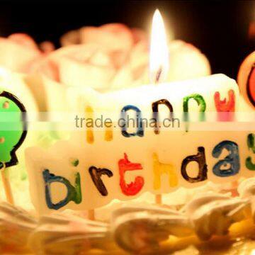 Colourful Character and Balloon Happy Birthday Candle photo-2