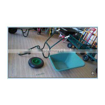 150KG Loading Europe Plastic Bucket Tray Garden Tools Wheelbarrow WB6424S photo-3