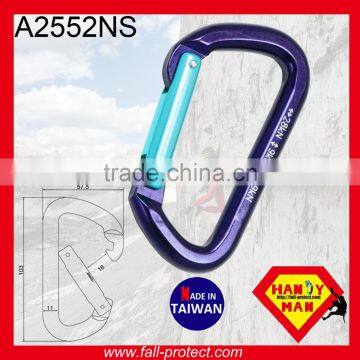 Straight Gate Mountain Climbing 28KN Aluminum Carabiner For Rescue photo-3