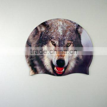 Wholesale OEM New Design Colorful Silicone Swimming Cap photo-2