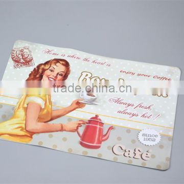 Durable high quality cheap PVC placemat