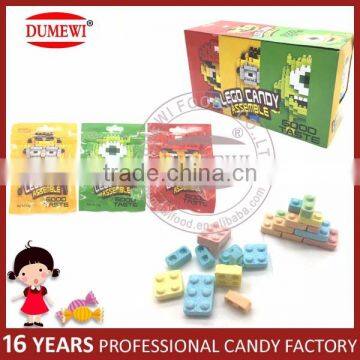 Fruit Building Block Pressed Candy Lego Tablet Candy