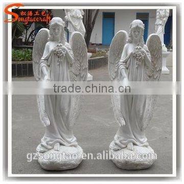 Songtao Factory Price Concrete Statue Molds Resin Fiberglass Sculpture Angle Molds Statue photo-5