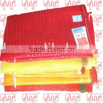 orange mesh plastic woven bags shinny color! good strength! competitive prices!