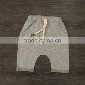 Pure Colour Korea PP Pants Boy Cropped Trousers With Pocket photo-4