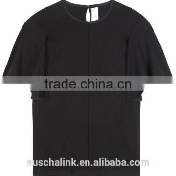 High Quality Ladies 100% Cotton Blouse Low Price China photo-4