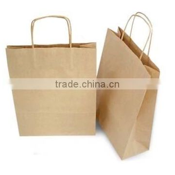 Brown Paper Bags with Brown Twisted Paper Handles