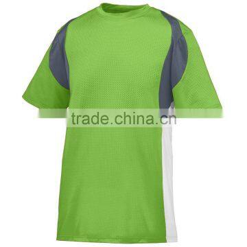 Quick Dry Youth Quasar Jersey 92% Polyester 8% Spandex Pinhole Mesh Sport Tee Customize Sport Active Wear Manufacturer photo-3