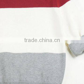 Hot Sale Hand Knitted Wool Kids Sweaters With Ribbing Neck Cotton Sweater Outwear For Children photo-4