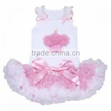 2014 hot sale Sleeveless Butterfly Suits, Tutu Skirt Suit Cake picture beautiful skirt sets