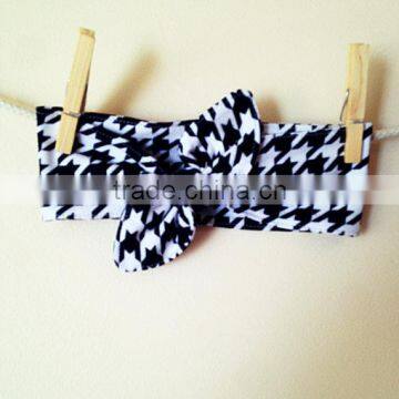 Boutique Cotton Baby Headbands Baby Girls Bowknot Fancy Hair Band photo-3