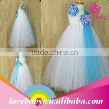 Toddler Kids Girl Flower Tulle Puffy Dress Princess Tutu dress LBE4092199