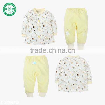 Child clothes kids wholesale clothing cotton children clothing set with OEM Branded