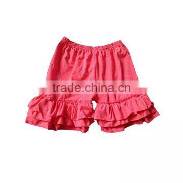 wholesale giggle moon remake girls matching icing short girls chevron Three ruffles short pants