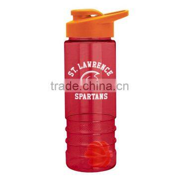 USA Made 24 oz Tritan Salute Shaker Bottle With Drink-Thru Lid - BPA-free, Features a Mixing Ball and Comes With Your Logo photo-3