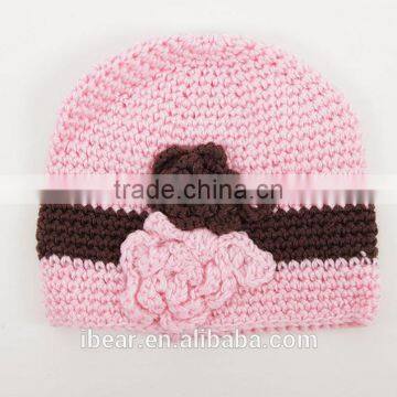 Crochet Baby Hat Infant Cute Hot Sale Custom High Quality New Fashion Hat Toddler Crochet Hat for Sale photo-6