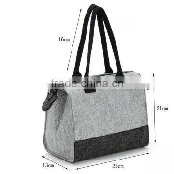 Top quality felt handbag,wool felt tote bag,book felt storage bag