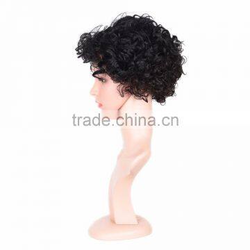 Large Stocks! Sexy Synthetic Wigs, Cheap Synthetic Cosplay Wigs, Short Dark Brown Cosplay Hair Wig photo-5