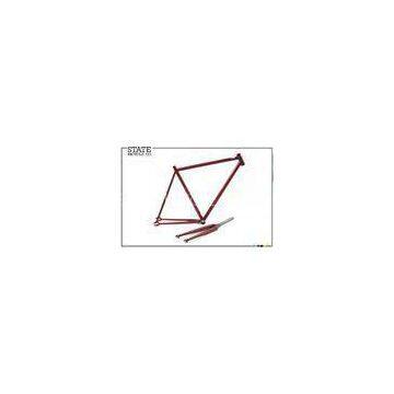 Fixed Gear Bikes Frame set Custom Bicycle Parts With CE Certifications