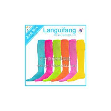 Rainbow Color Over Knee Girls Socks photo-3