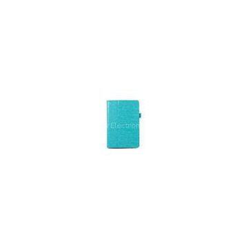 Elegant Kindle Fire HDX 7 inch Leather Cover , Blue Tablet Computer Case
