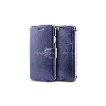 Blue Leather Case For IPhone 6