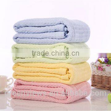 Summer Breathable Cotton Sleeping Blanket Hole Wrap Swaddling Blankets baby cotton knit bath blanket