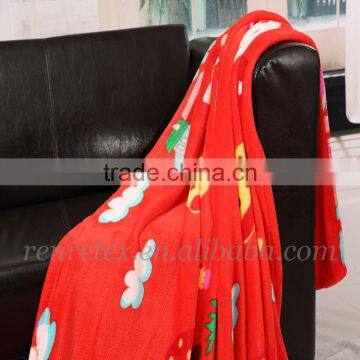 Warm Coral Fleece Flannel Fleece Knitted Baby Blanket photo-2