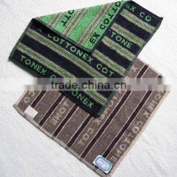 100% cotton yarn dyed jacquard washcloth flannel