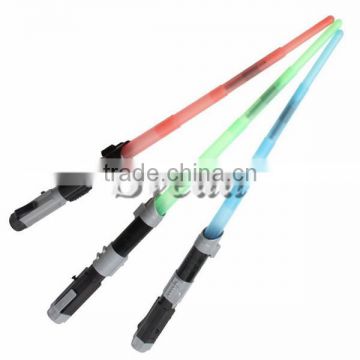 Hot movie cosplay Laser sword, lightsaber for boys,Children toys,flexible plastic laser sword with sound