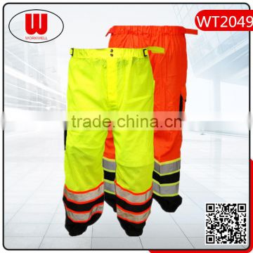 mesh reflective men pants