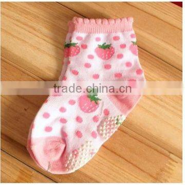 100%cotton Cartoon Anti-slip Children Socks photo-5