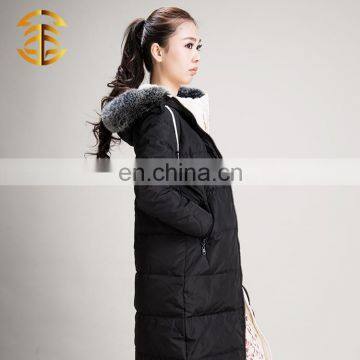 Wholesale China Long Style Women Outdoor Quilted Lady Down Jacket photo-4