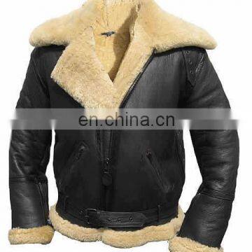 Men Leather Flight Jacket