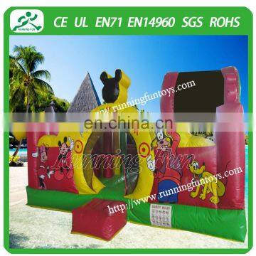 2015 inflatable children entertainment park, inflatable bouncy castle for sale