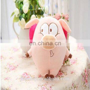 Promotional cartoon pig toy wholesale price custom stuffed toys plush animal toy design printed logo made in China