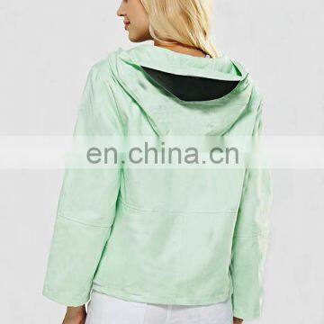 Wholesale Spring Fashionable Women Zipper Hoodie Jacket photo-3