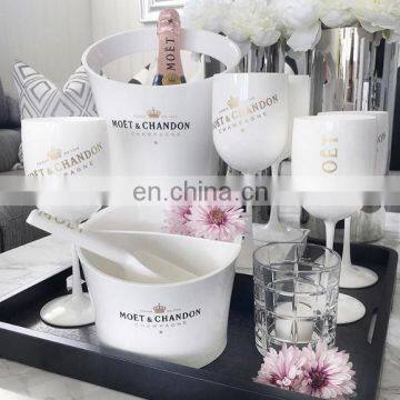 Moet & Chandon Imperial Ice Champagne WHITE Acrylic Cooler Ice Bucket