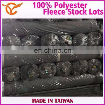 Taiwan 100% Polyester Fleece Jogging Bottoms Textile Stock Lots