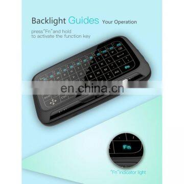 H18+ 2.4GHz Mini Wireless Keyboard Full Touchpad With 3-Level Adjustable Backlight Gaming Wireless Mouse and Wireless Keyboard photo-3