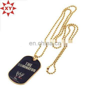 Promotional gift plain dog tag as kid toy