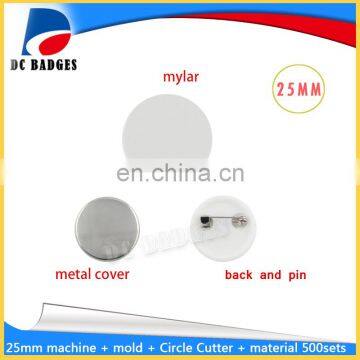 Free Shipping 1 "(25 Mm) Rotating Machine +mold+ Round Knife, Manufacturers to Sell 500 Sets of Badge Material photo-4