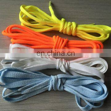 fluorescent Round Shoelaces 3/16" Thick Solid Colors for All Shoe Types Several Lengths