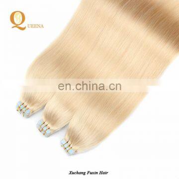 high quality 100 real indian remy hair, wholesale grade 8a double drawn tape hair extensions