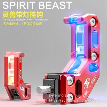 Spirit Beast Motorcycle Modified al Holder Helmet Hook Cool Styling With Led Shining DL305 L7 photo-2