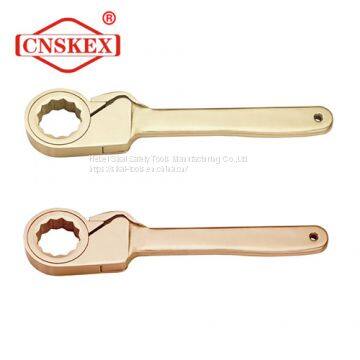 anti spark hand tools beryllium copper aluminum bronze friction ratchet wrench spanner