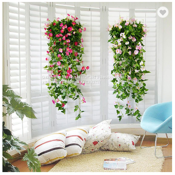 china factory cheap artificial flower rattan for home decoration