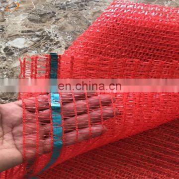 Best quality knitted plastic mesh bag roll, durable pe mesh bag vegetable fruit, onion orage mesh bag 10kg