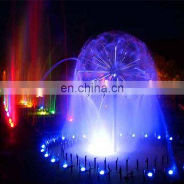 music fountain with LED light