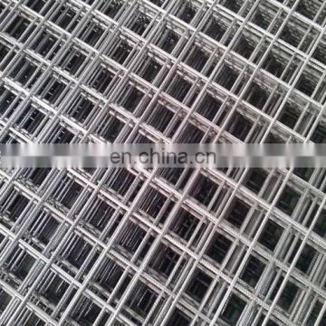 concrete masonry brick wall reinforced rebar steel matting and hot-dipped galvanized welded wire mesh